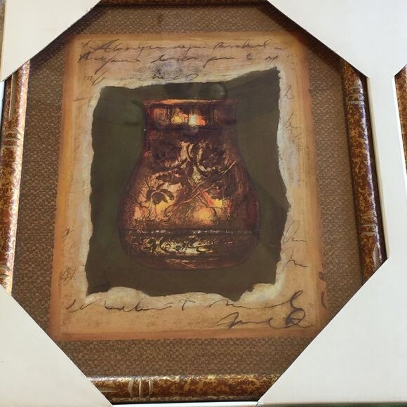 Global Script Urns by Boze Miller set of 2 NWT - Picture 2 of 7